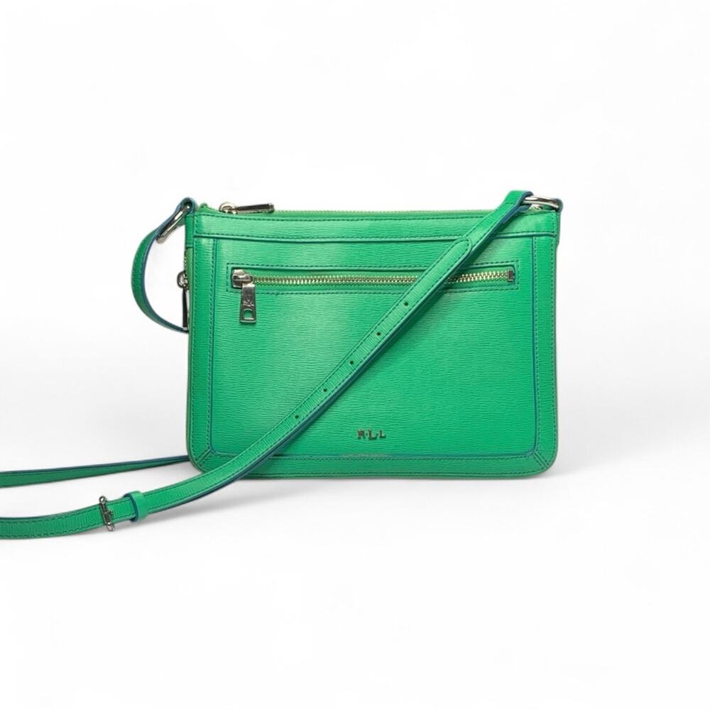 Lauren Ralph Lauren 1967 Series Green Crossbody Bag RLL Sample Rare Unique